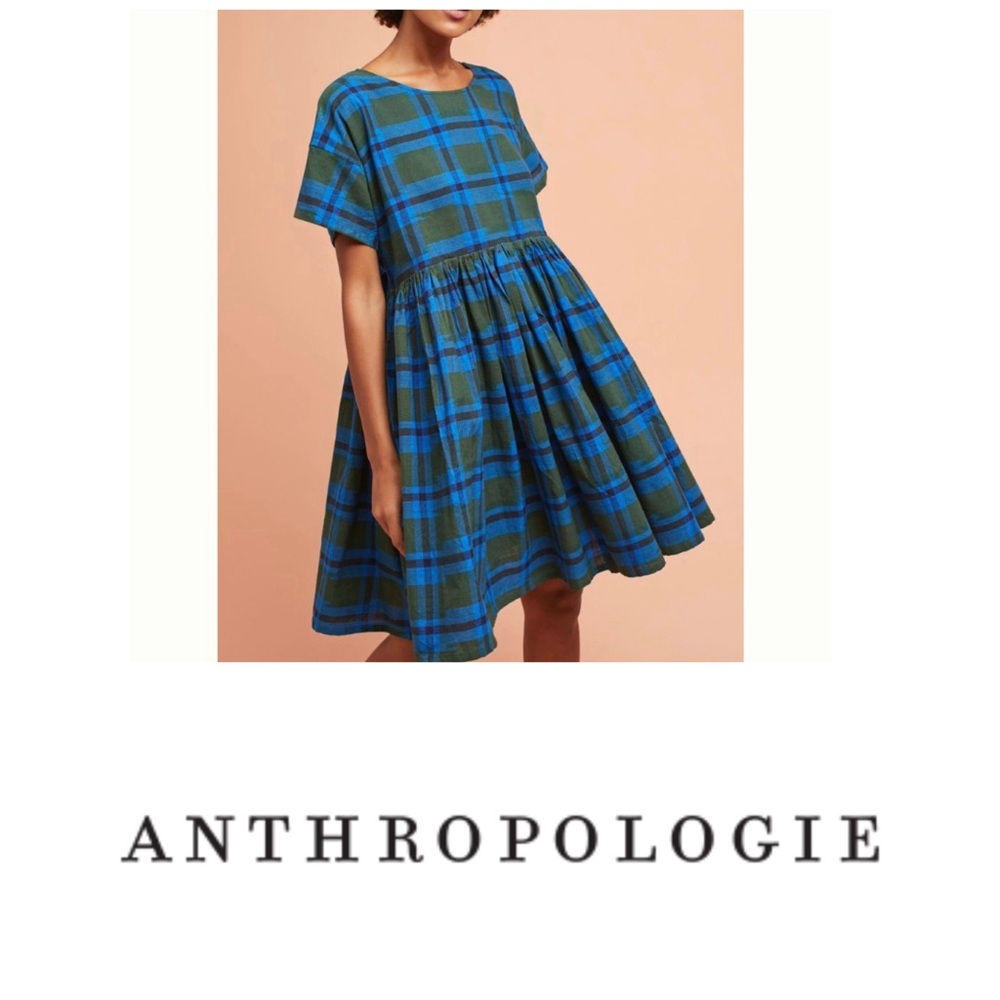 Anthropologie Oversized pleated tunic